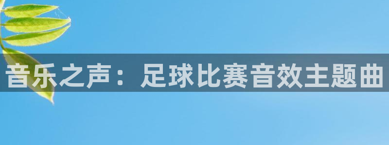  音乐之声：足球比赛音效主题曲